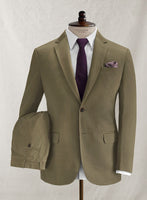 Loro Piana Dark Beige Cotton Suit - StudioSuits
