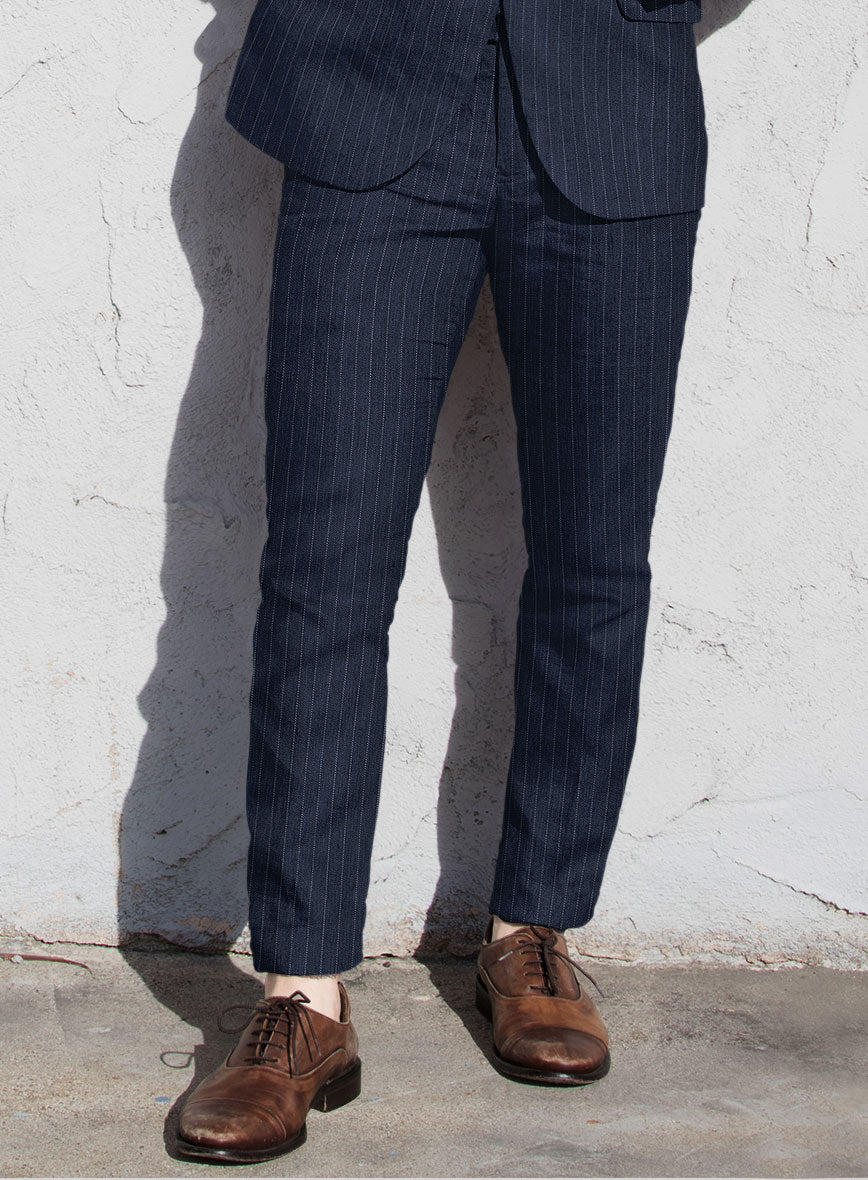 Loro Piana Oranio Linen Wool Silk Pants - StudioSuits