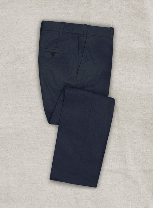 Loro Piana Slate Blue Cotton Suit - StudioSuits