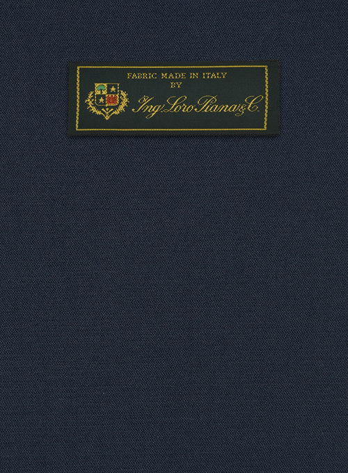 Loro Piana Slate Blue Cotton Suit - StudioSuits