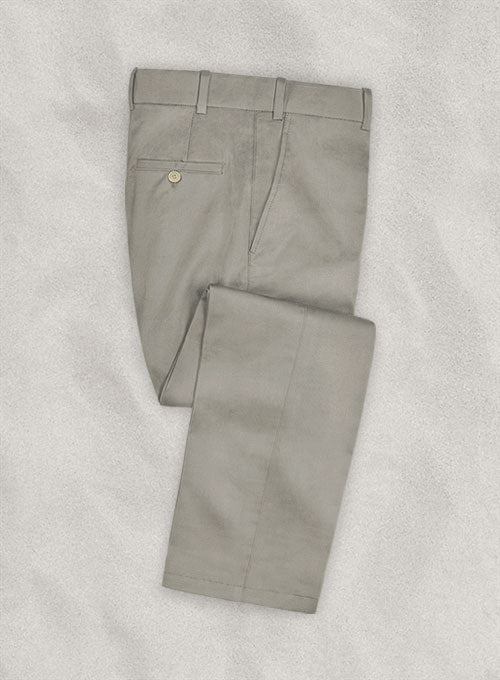 Loro Piana Stone Beige Cotton Suit - StudioSuits