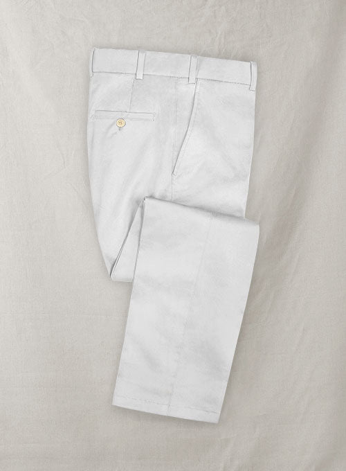 Loro Piana White Cotton Suit - StudioSuits