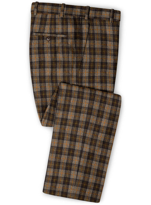 Lothian Checks Tweed Pants - StudioSuits