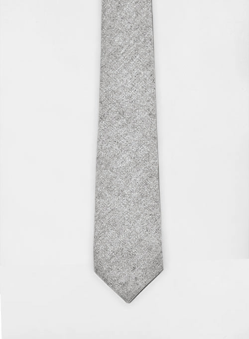 Tweed Tie - Light Gray - StudioSuits