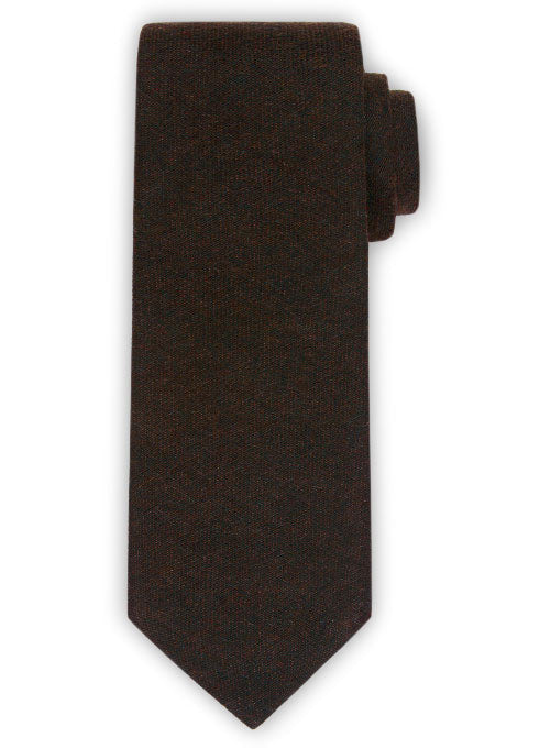Tweed Tie - Deep Brown - StudioSuits