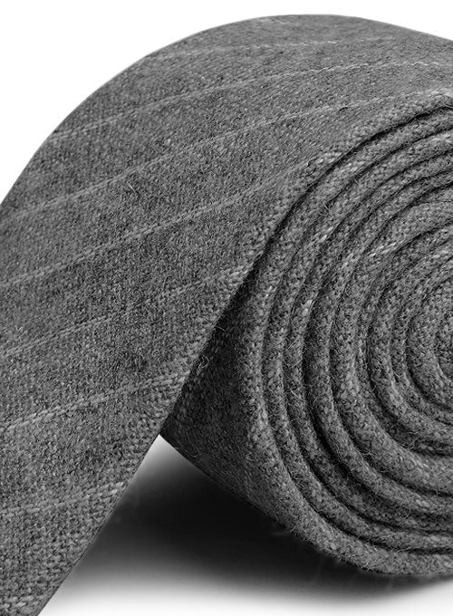 Tweed Tie - Stripe Gray - StudioSuits
