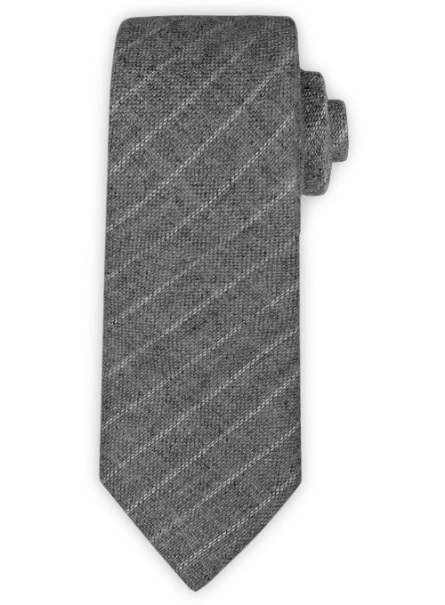 Tweed Tie - Stripe Gray - StudioSuits
