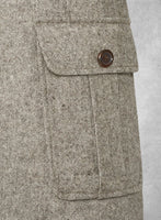 Light Weight Brown Tweed Danish Style Sports Coat - StudioSuits