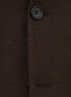 Light Weight Deep Brown Tweed Suit - StudioSuits