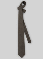 Tweed Tie - Dark Brown - StudioSuits