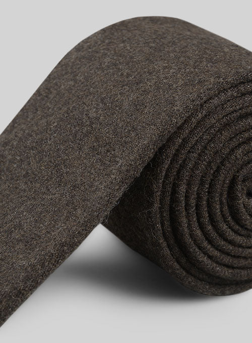 Tweed Tie - Dark Brown - StudioSuits