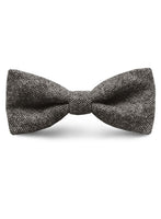 Tweed Bow - Dark Gray Tweed - StudioSuits
