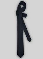 Tweed Tie - Melange Dark Blue - StudioSuits