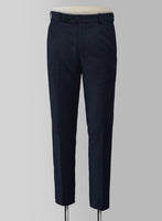 Light Weight Melange Dark Blue Tweed Suit - StudioSuits