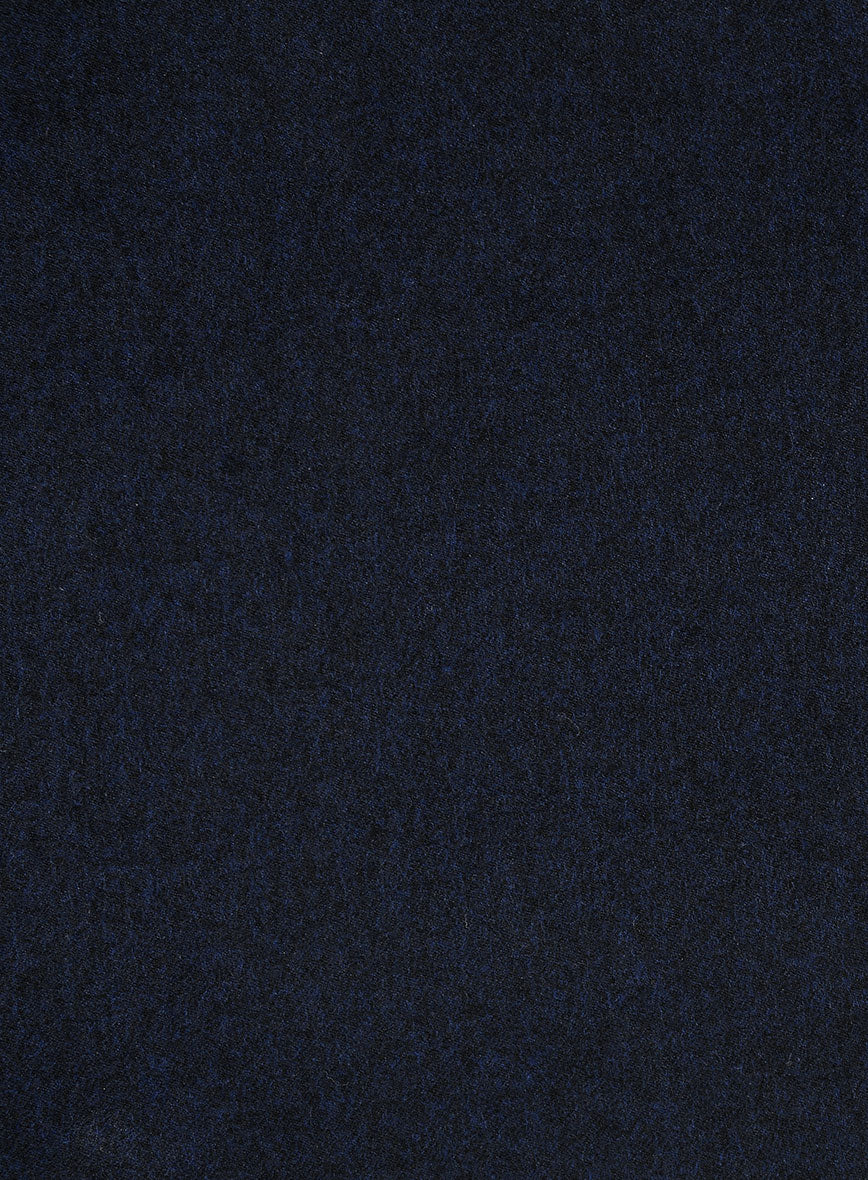 Light Weight Melange Dark Blue Tweed Suit - StudioSuits