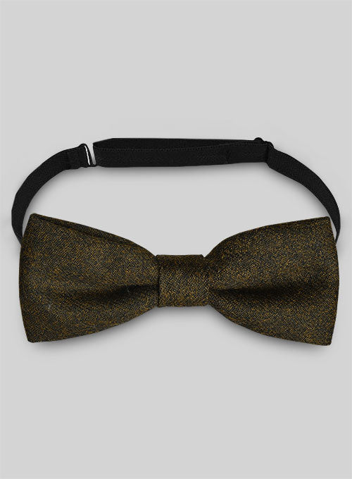 Tweed Bow - Melange Green Tweed - StudioSuits