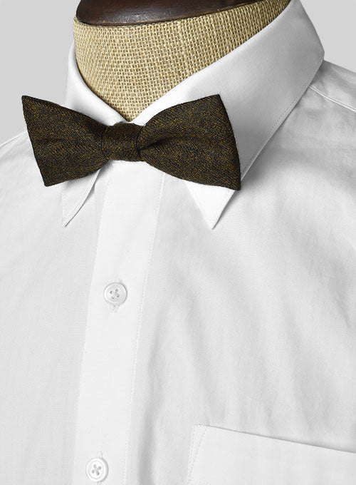 Tweed Bow - Melange Green Tweed - StudioSuits