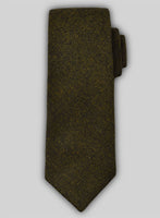 Tweed Tie - Melange Green Tweed - StudioSuits