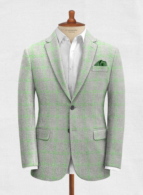 Light Weight Port Gray Tweed Suit - StudioSuits