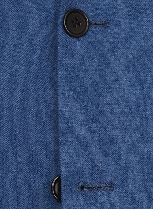 Light Weight Spring Blue Tweed Jacket - StudioSuits
