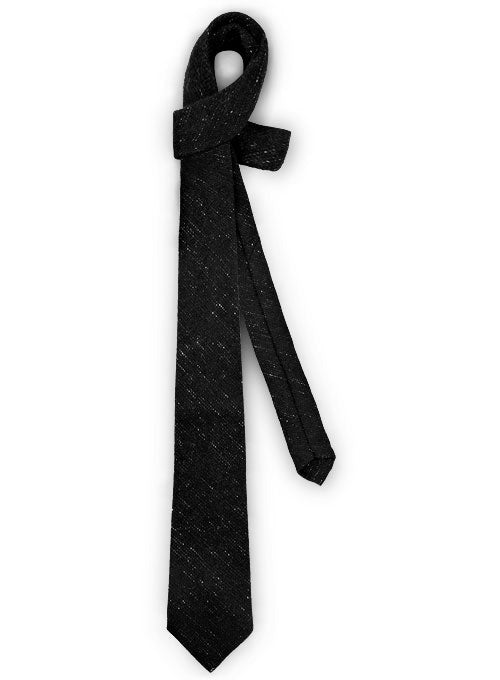 Tweed Tie - Twilight Black - StudioSuits