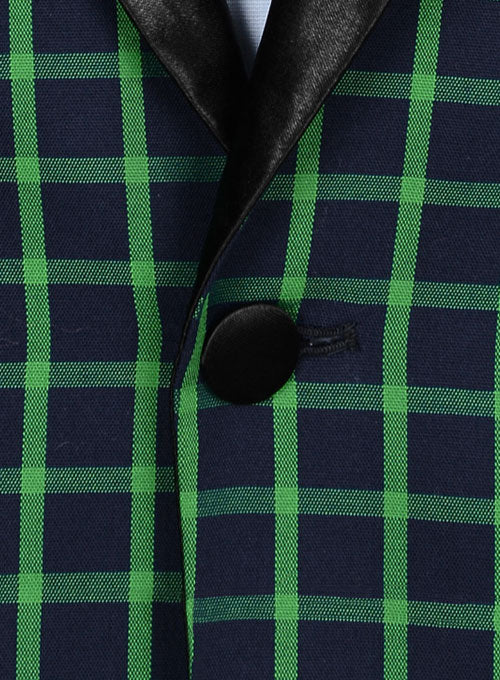 Magnum Checks Plaid Tuxedo Jacket - StudioSuits