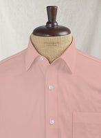 Man Pink Stretch Poplene Shirt - StudioSuits