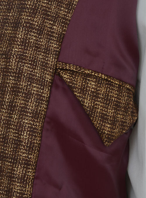 Maze Brown Tweed Danish Style Sports Coat - StudioSuits