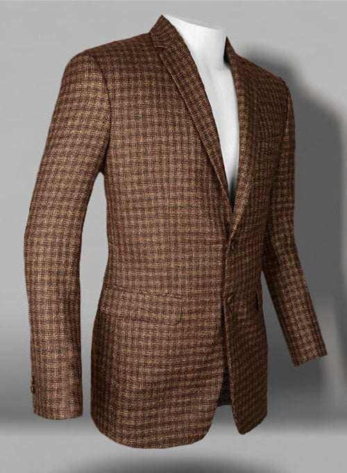 Maze Brown Tweed Jacket - StudioSuits
