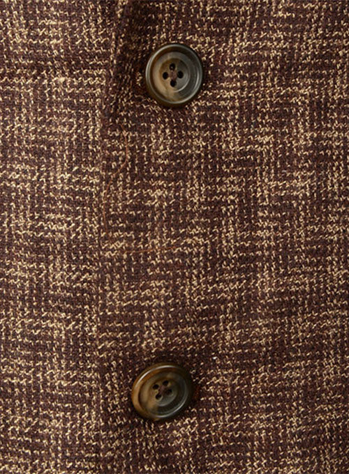 Maze Brown Tweed Jacket - StudioSuits