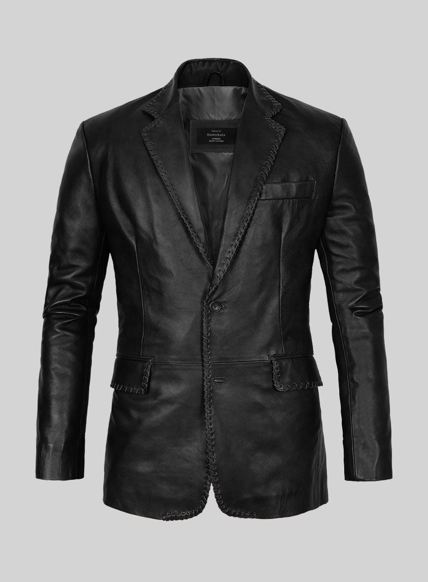 Medieval Leather Blazer - StudioSuits