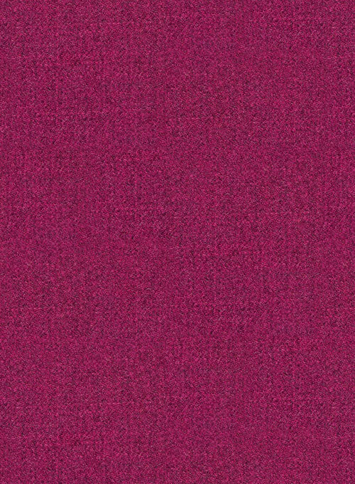 Melange Bubble Pink Tweed Pea Coat - StudioSuits