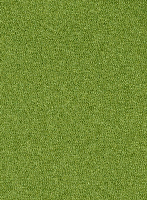 Melange Parrot Green Tweed Pea Coat - StudioSuits