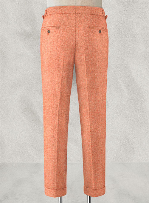Melange Musk Highland Tweed Trousers - StudioSuits