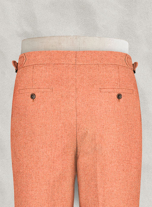 Melange Musk Highland Tweed Trousers - StudioSuits