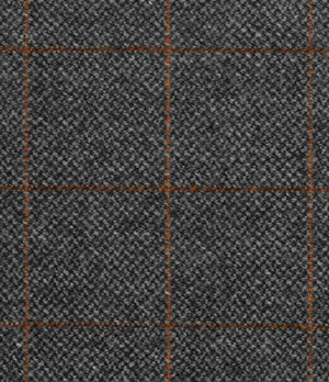 Mid Gray Four Square Tweed Suit - StudioSuits