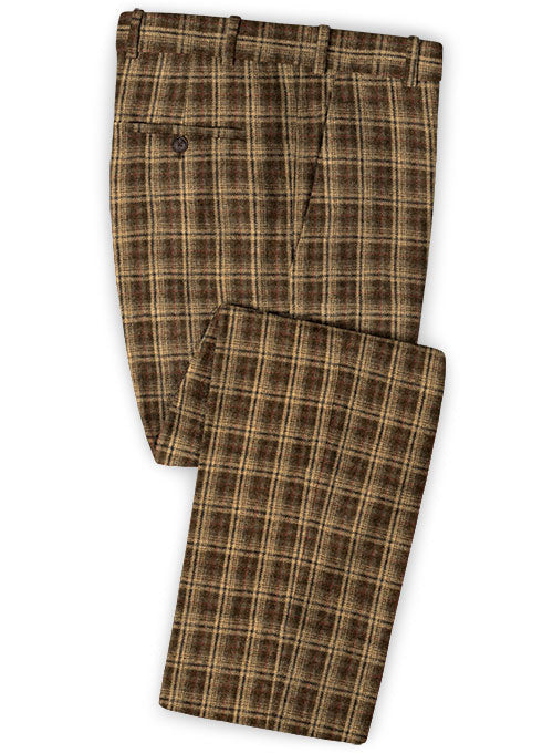 Midlands Brown Tweed Pants - StudioSuits