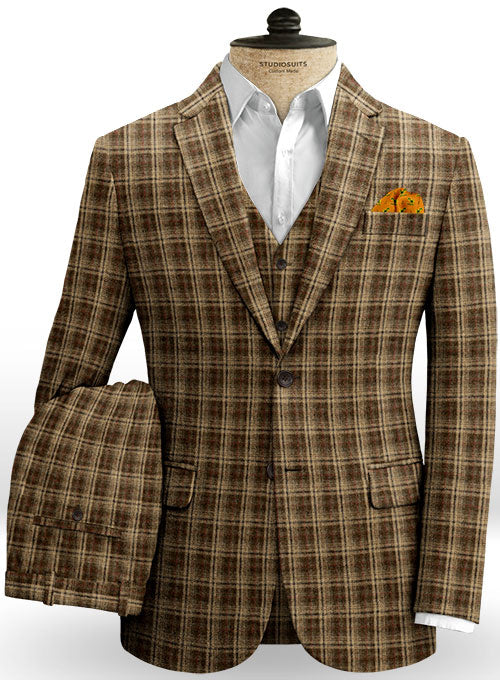 Midlands Brown Tweed Suit - StudioSuits