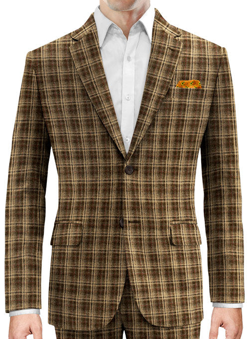 Midlands Brown Tweed Suit - StudioSuits