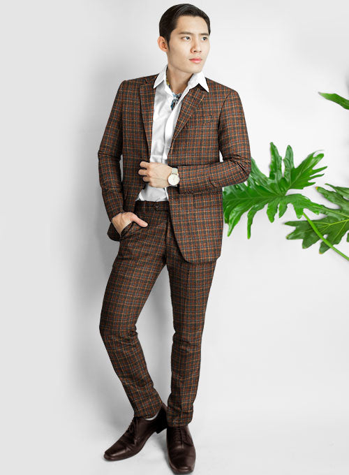 Millport Checks Tweed Suit - StudioSuits