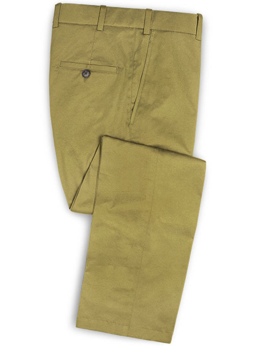 Military Khaki Chino Pants - StudioSuits