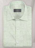 Dublin Mint Green Linen Shirt - StudioSuits