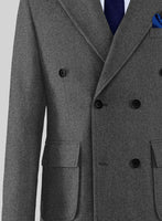 Musto Gray Heavy Tweed Overcoat - StudioSuits