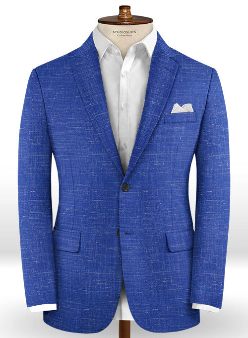 Mystic Cobalt Blue Wool Suit - StudioSuits