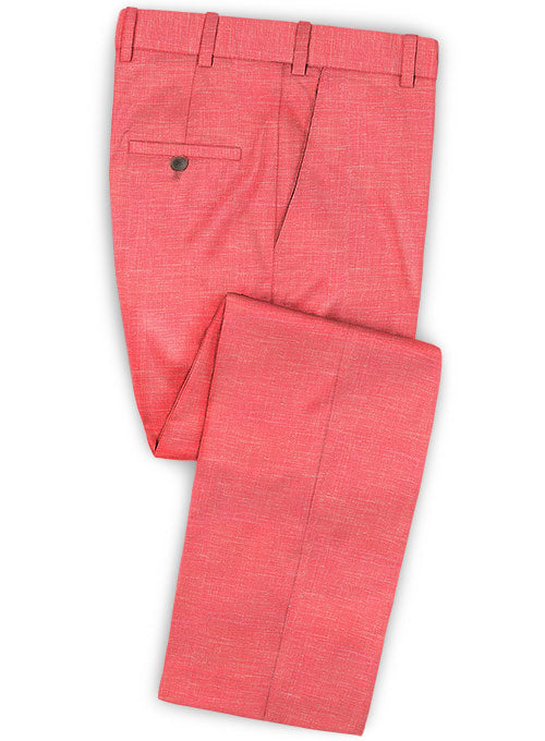 Mystic Pink Wool Pants - StudioSuits