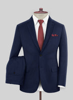 Napolean Bottle Blue Wool Suit - StudioSuits