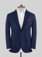 Napolean Bottle Blue Wool Suit - StudioSuits