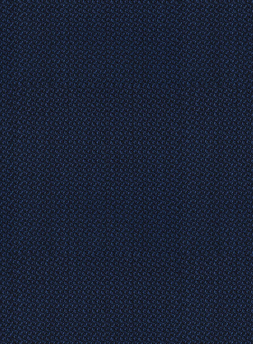 Napolean Bold Blue Wool Tuxedo Jacket - StudioSuits