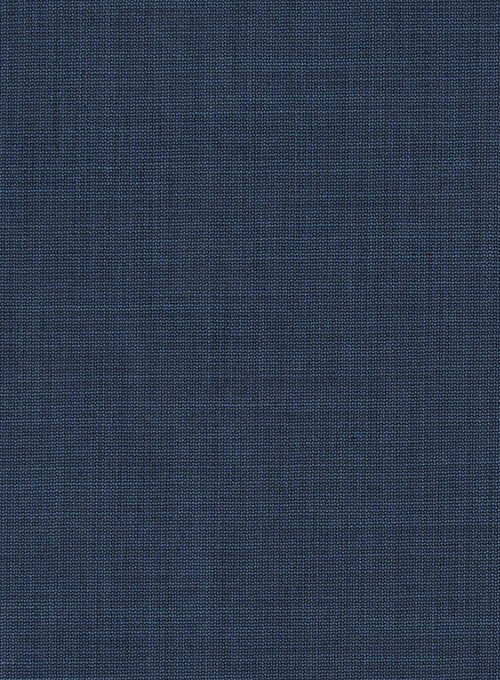 Napolean Dino Blue Wool Pants - StudioSuits