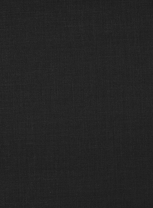 Napolean Dark Charcoal Double Gurkha Wool Trousers - StudioSuits